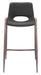 Desi Barstool (Set of 2) Black & Walnut