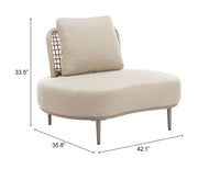 Ruhe Accent Chair Beige