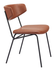 Charon Dining Chair (Set of 2) Vintage Brown