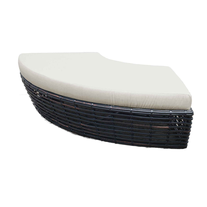 Halo Bench with Sunbrella Cushions