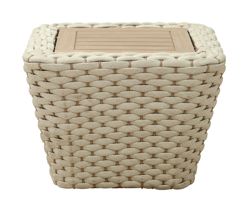 Antul Coffee Table White & Natural