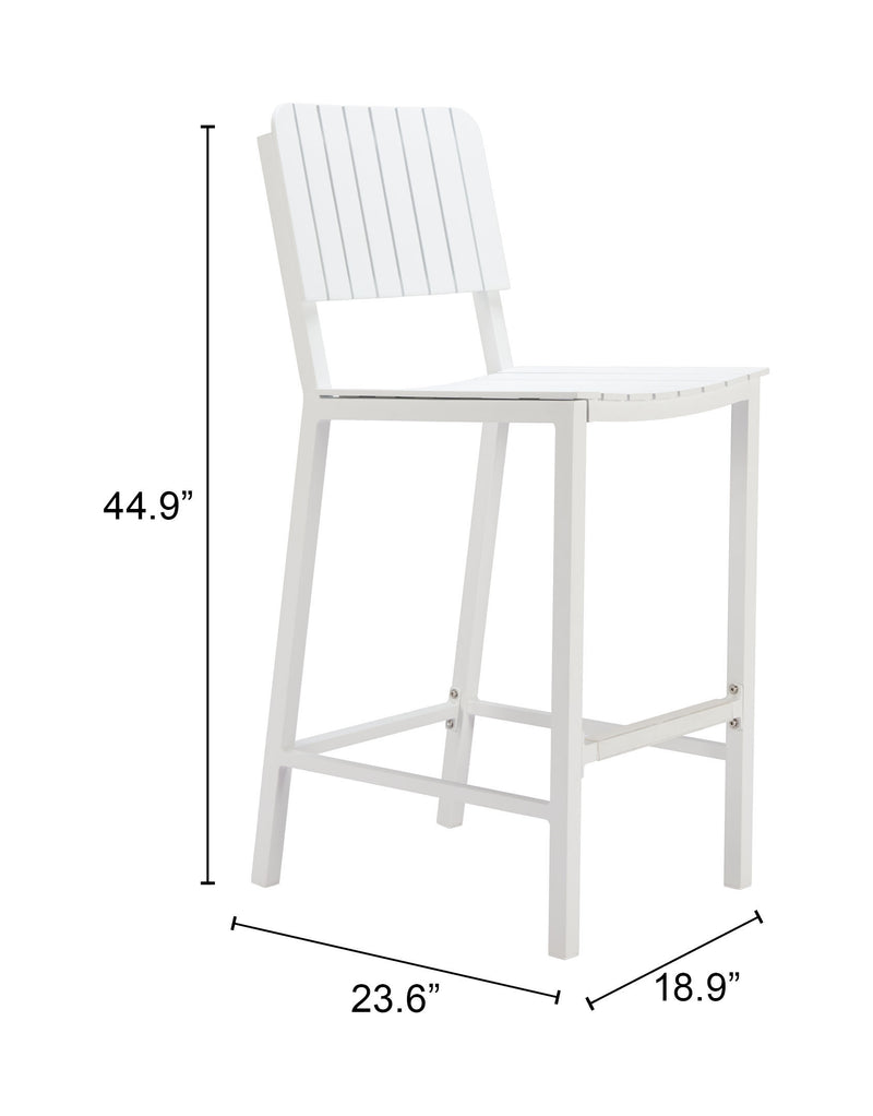 Kayu Barstool White