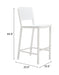 Kayu Barstool White