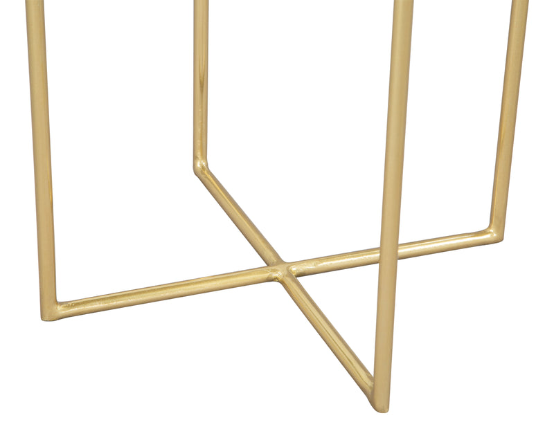 Lotus Side Table Gold