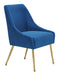 Maxine Dining Chair Navy Blue & Gold