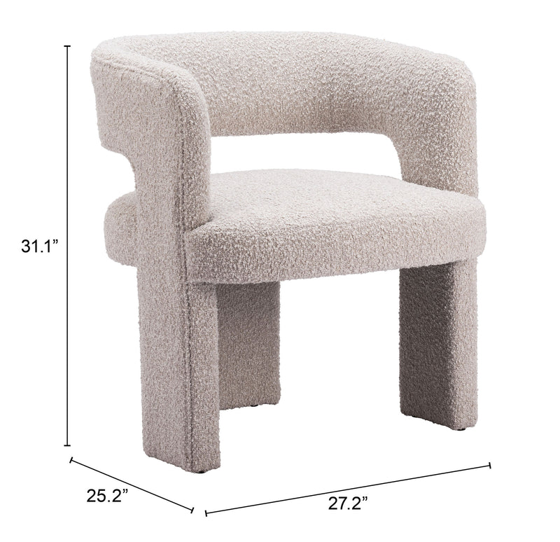 Java Accent Chair Sandy Beige