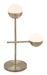 Waterloo Table Lamp White & Bronze