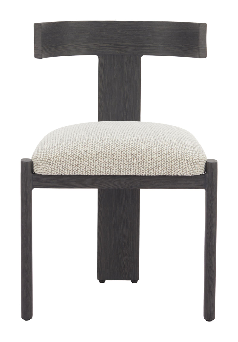Tiana Dining Chair Black & Beige