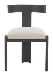 Tiana Dining Chair Black & Beige