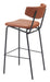 Charon Barstool (Set of 2) Vintage Brown