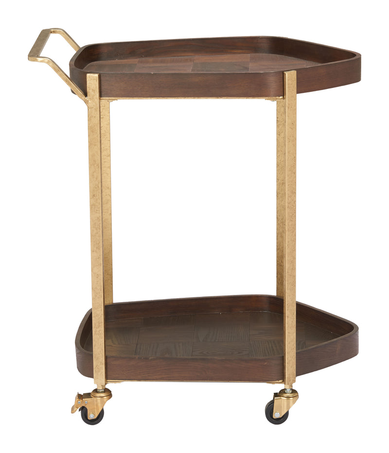Stela Bar Cart Walnut