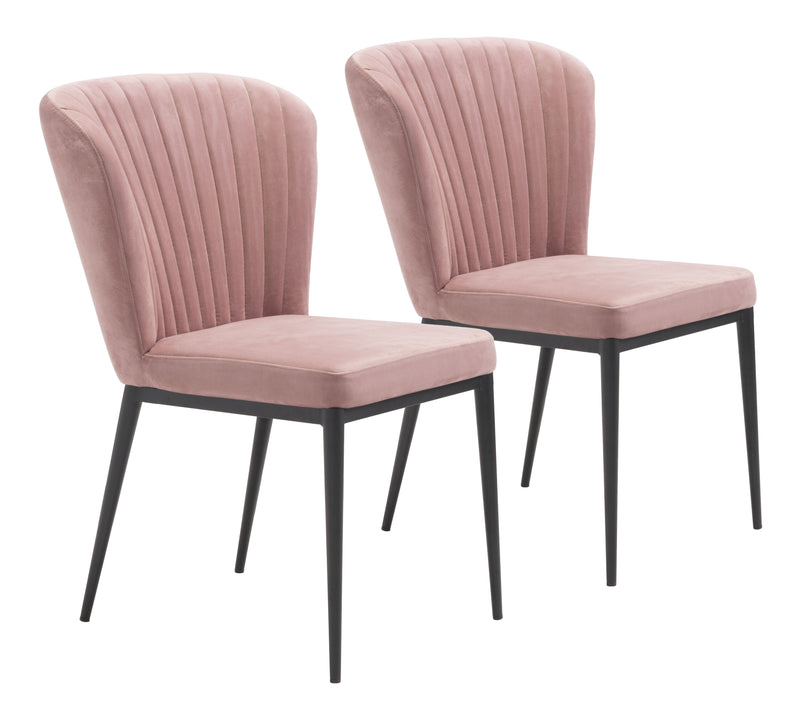 Tolivere Dining Chair (Set of 2) Pink