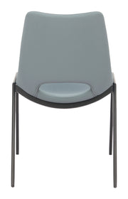 Desi Armless Dining Chair (Set of 2) Azure Gray
