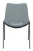 Desi Armless Dining Chair (Set of 2) Azure Gray