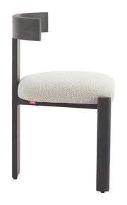 Tiana Dining Chair Black & Beige