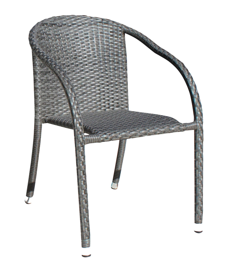 Spectrum Stackable Set of 2 Woven Armchairs