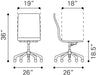 Glider Conference Chair Taupe