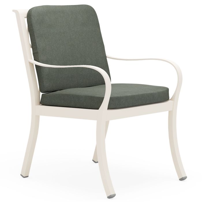 Scala Dining Arm Chair - With Seat and Back Cushion