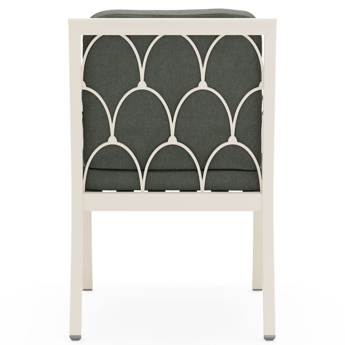 Scala Dining Arm Chair - With Seat and Back Cushion
