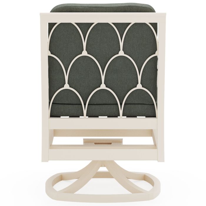 Scala Dining Swivel Arm Chair - With Seat and Back Cushion