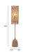 Buff Floor Lamp Taupe