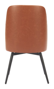 Keppel Swivel Dining Chair (Set of 2) Brown