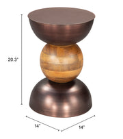 Tripoli Side Table Bronze