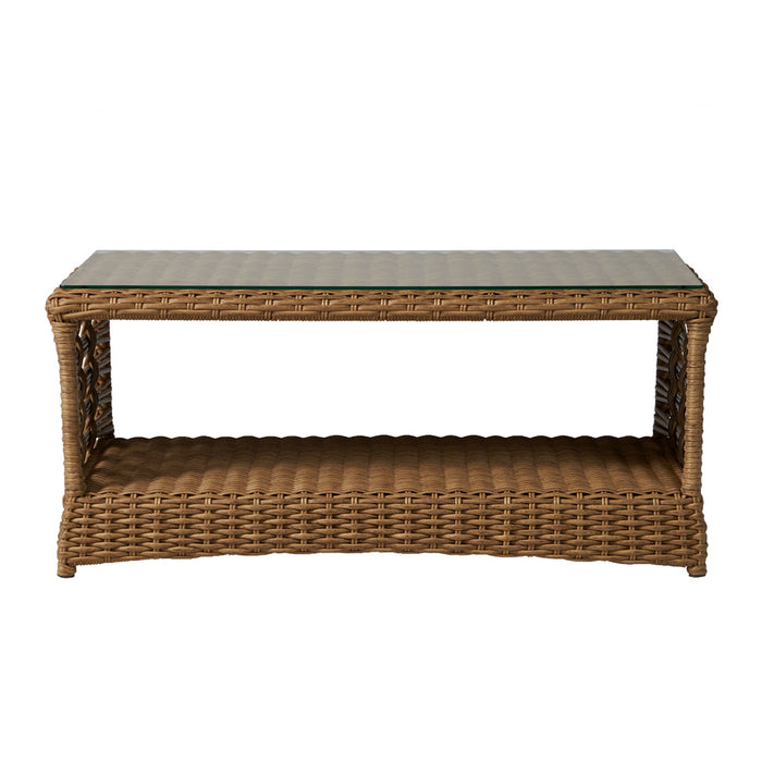 Magnolia 43" Rectangular Cocktail Table in Sandcastle Finish