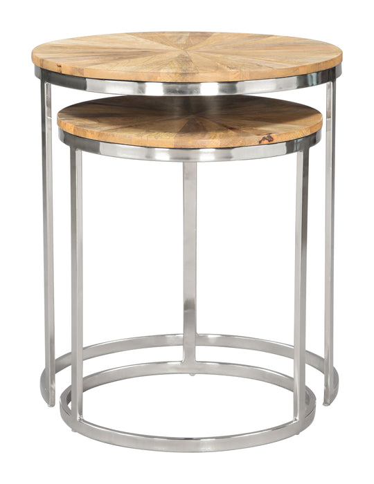 Bari Nesting Table Set (2-Piece) Natural