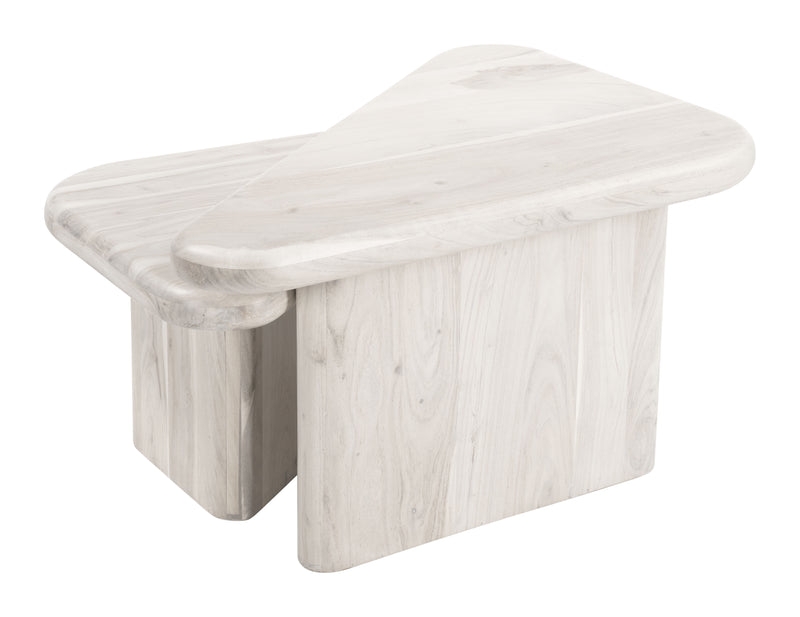Navidic Coffee Table Set (2-Piece) Whitewashed