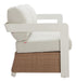 Gelo Sofa White & Brown