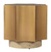 Osam Side Table Gold & Beige
