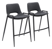 Desi Counter Stool (Set of 2) Black