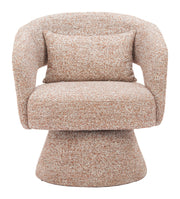Liva Swivel Chair Frosty Brown