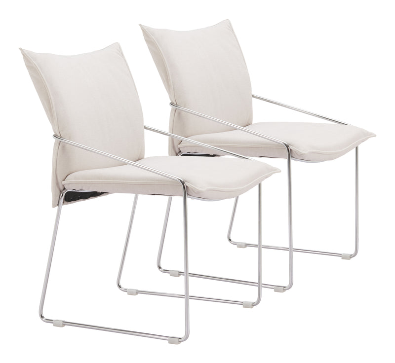 Pola Dining Chair (Set of 2) White