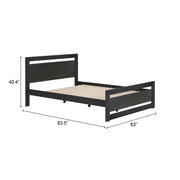 Repos Queen Bed Black