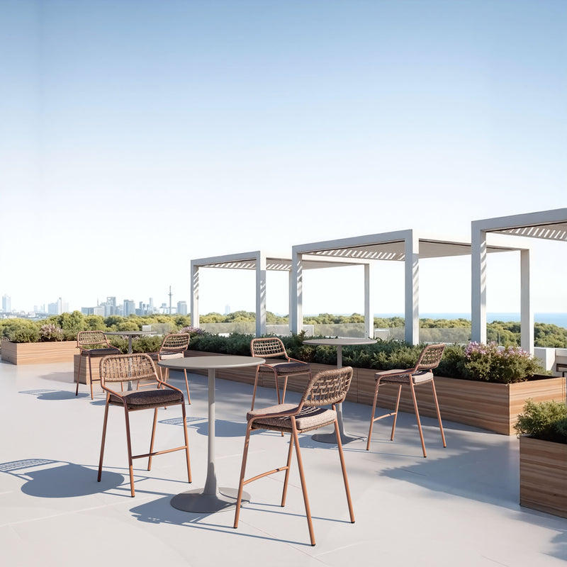 Rio Barstool (Set of 2) Brown