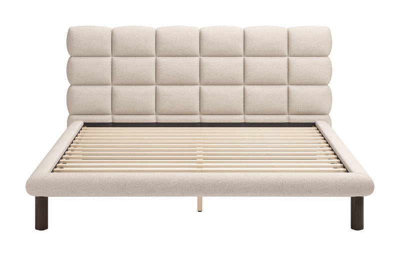 Placid King Bed Beige