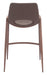 Desi Counter Stool (Set of 2) Brown & Walnut