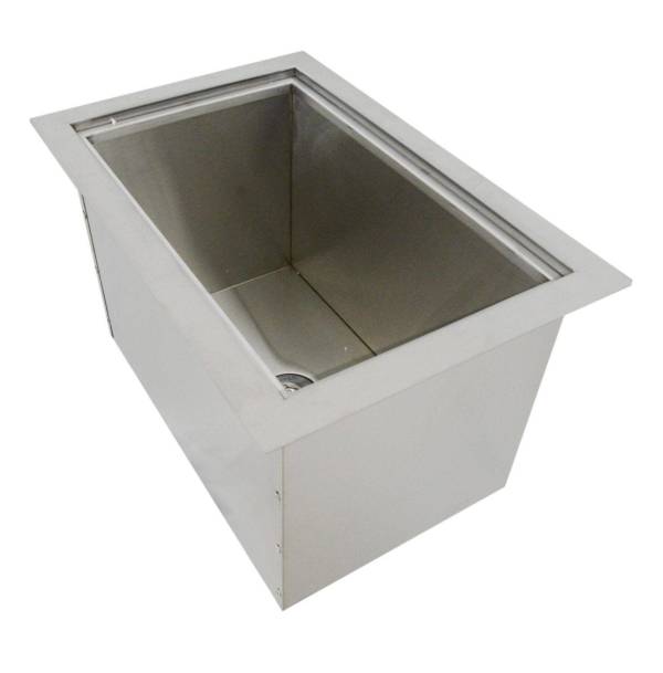 Over/Under 14" x 12" Height Single Basin Insulated Wall Ice Chest w/Removable Lid