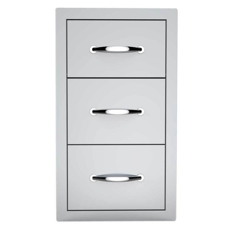 17" Double Drawer & Paper Towel Holder Combo