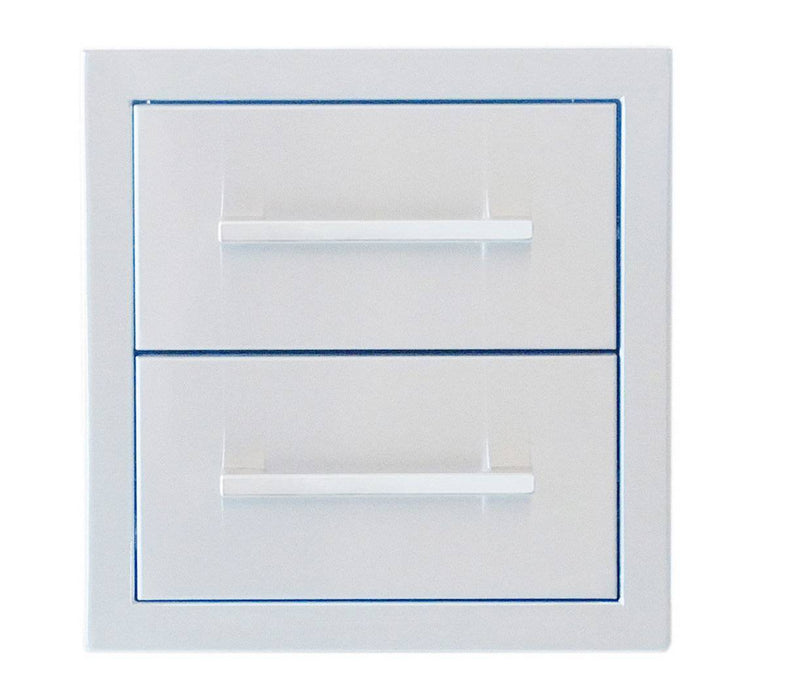12" Beveled Frame Double Drawer