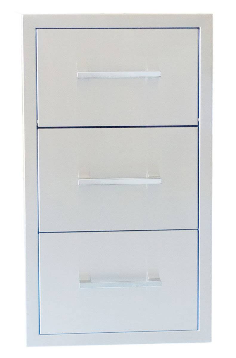 17" Belved Frame Paper Towel Drawer Combo