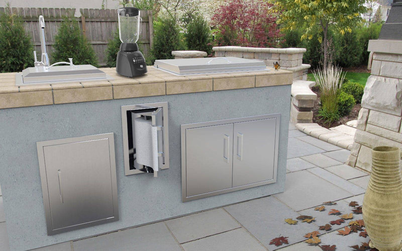 Signature Series 17″ Beveled Frame Swivel Paper Towel Holder