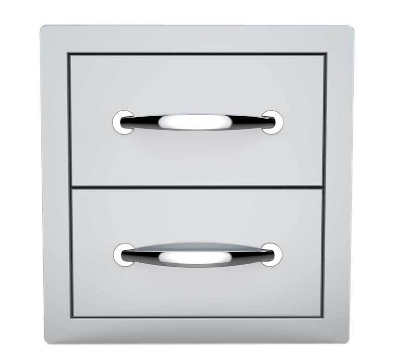 14" Flush Double Access Drawer