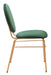 Odessa Dining Chair (Set of 2) Green & Gold