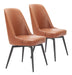 Keppel Swivel Dining Chair (Set of 2) Brown