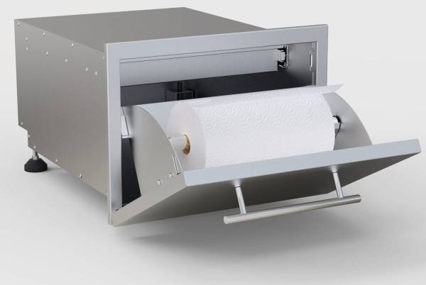 Designer Series 13" Paper Towel Holder w/Cutlery Drawer