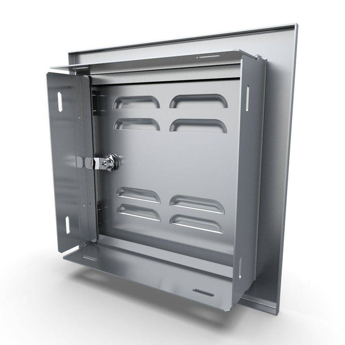 12" x 12" Beveled Frame  Single Door