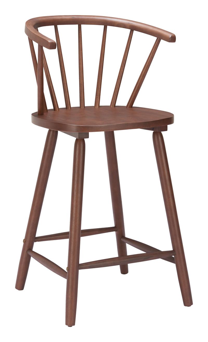 Stenger Counter Stool (Set of 2) Walnut